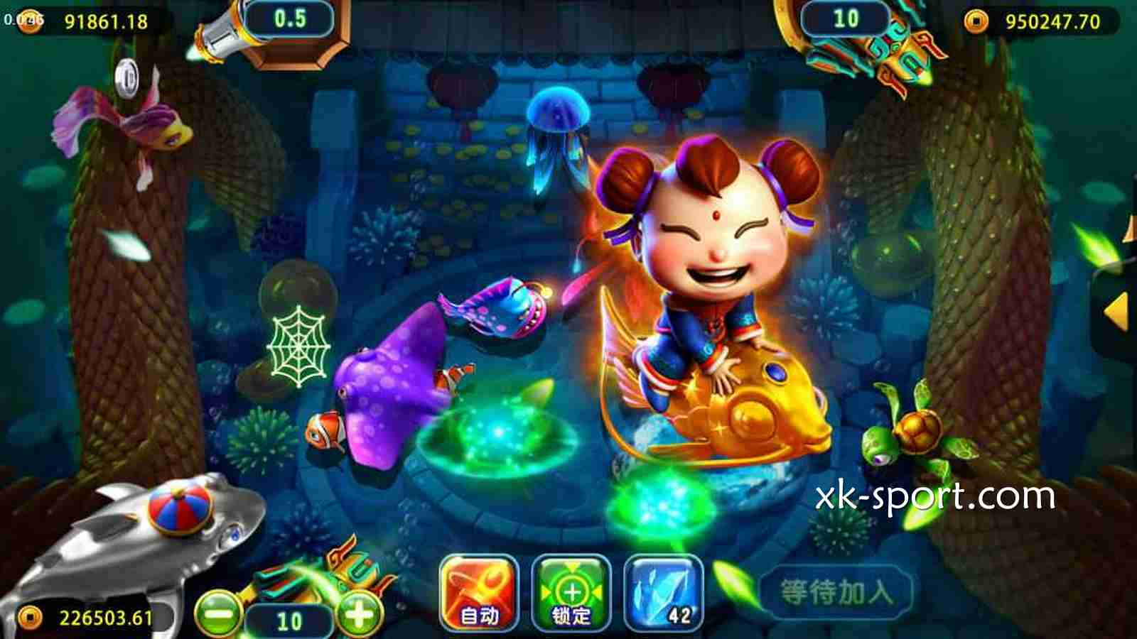 开云捕鱼《福娃捕鱼》全屏扫荡的视觉盛宴